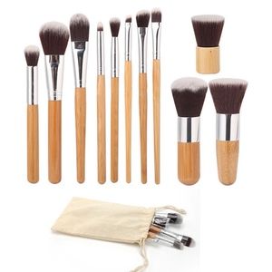 Bamboo Handle Makeup Brushes Set 11pcs 1903